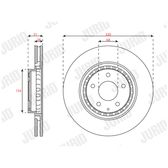 563714JC - Brake Disc 