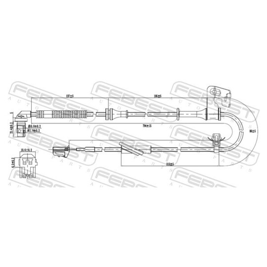 12606-018 - Sensor, wheel speed 