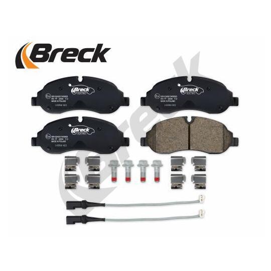 22034 00 653 00 - Brake Pad Set, disc brake 