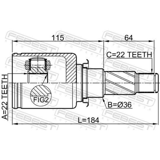 3011-F7R - Nivelsarja, vetoakseli 