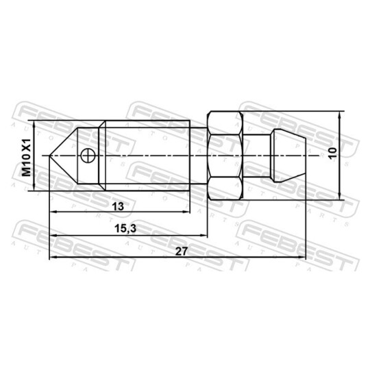 8870-003 - Bleeder Screw/Valve, brake caliper 