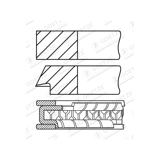 08-307300-10 - Piston Ring Kit 