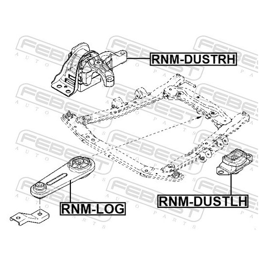 RNM-DUSTRH - Engine Mounting 