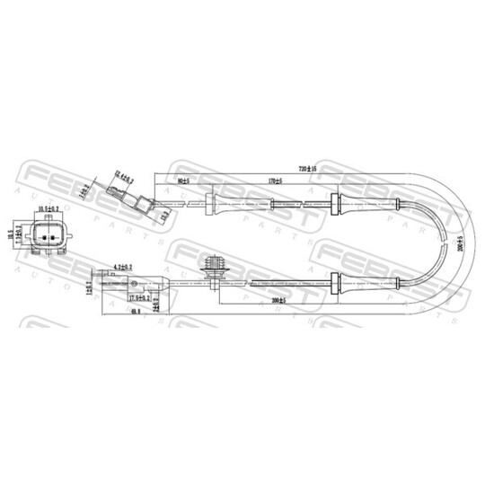 24606-009 - Sensor, wheel speed 