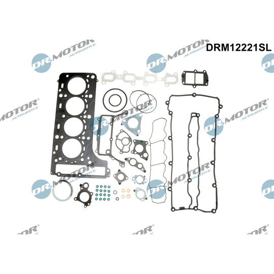 DRM12221SL - Tihendite täiskomplekt, Mootor 