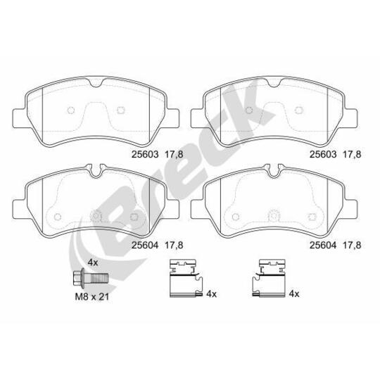 25603 00 653 00 - Brake Pad Set, disc brake 