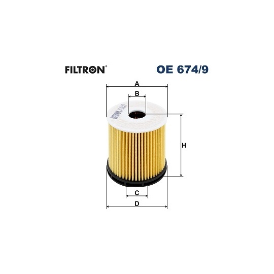 OE 674/9 - Oil filter 