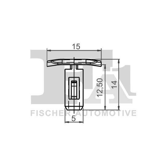 22-40002.5 - Clip, trim/protection strip 