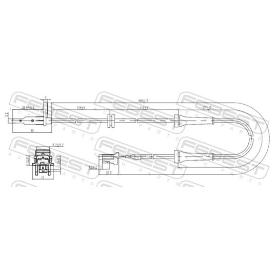 02606-001 - Sensor, wheel speed 