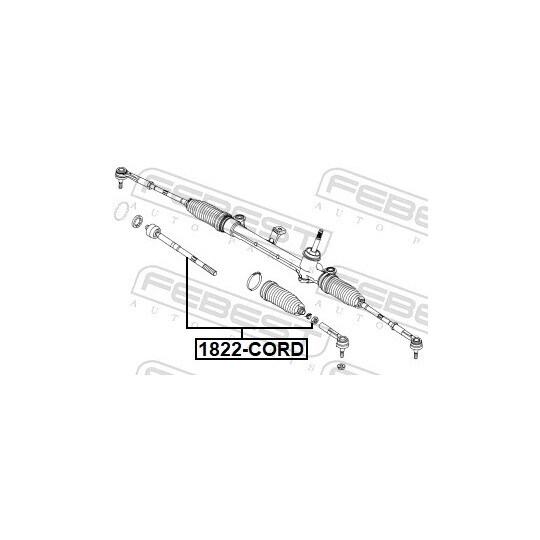 1822-CORD - Tie Rod Axle Joint 