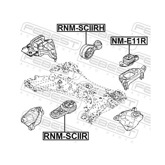 RNM-SCIIR - Engine Mounting 