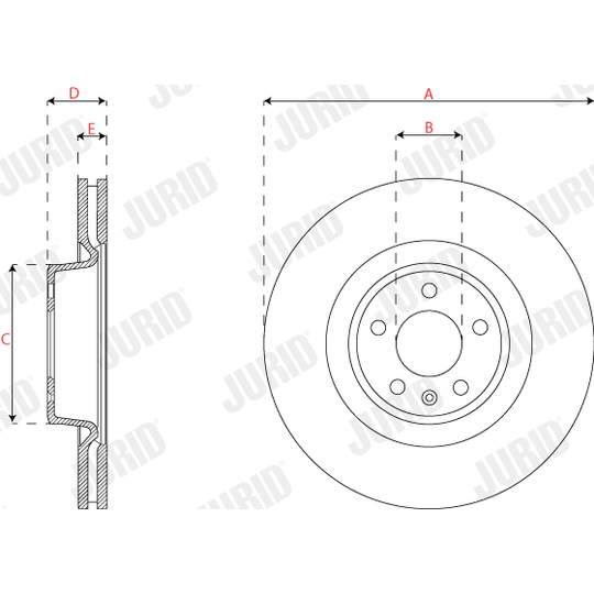 563309JC-1 - Brake Disc 