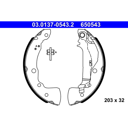 03.0137-0543.2 - Bromsbackar, sats 