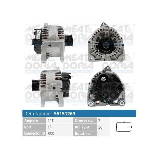 55151269 - Alternator 