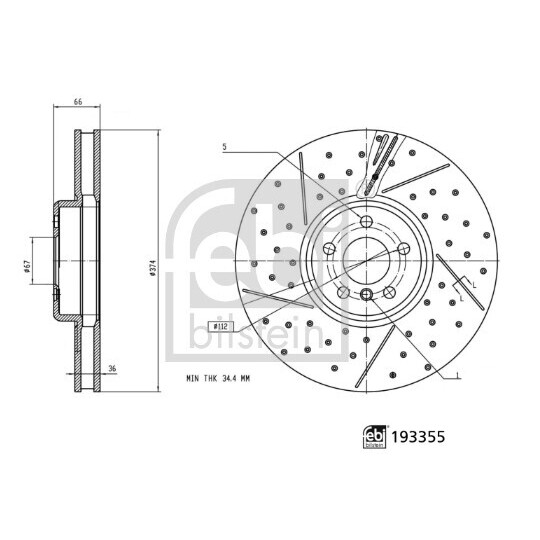 193355 - Brake Disc 