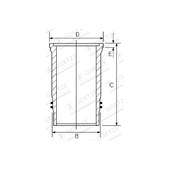 15-451740-00 - Cylinder Sleeve 