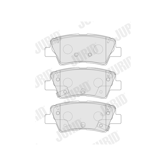 574192J - Brake Pad Set, disc brake 