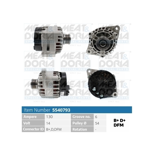 5540793 - Alternator 