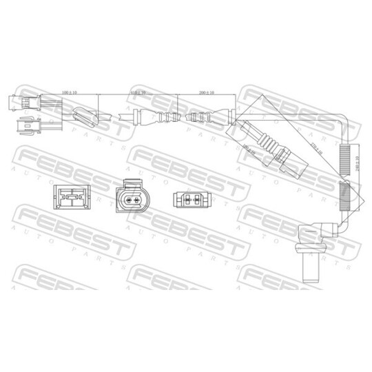 23606-010 - Sensor, wheel speed 