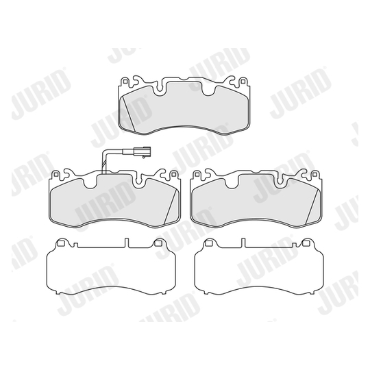 574224J - Brake Pad Set, disc brake 