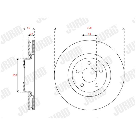 563664JC - Brake Disc 