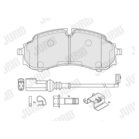 574267J - Brake Pad Set, disc brake 