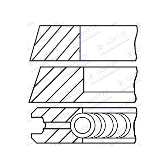 08-412000-00 - Kolvirõngakomplekt 