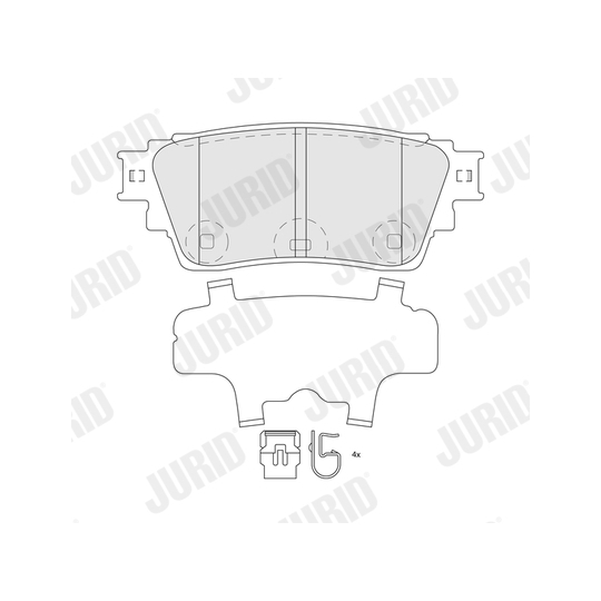 574268J - Brake Pad Set, disc brake 