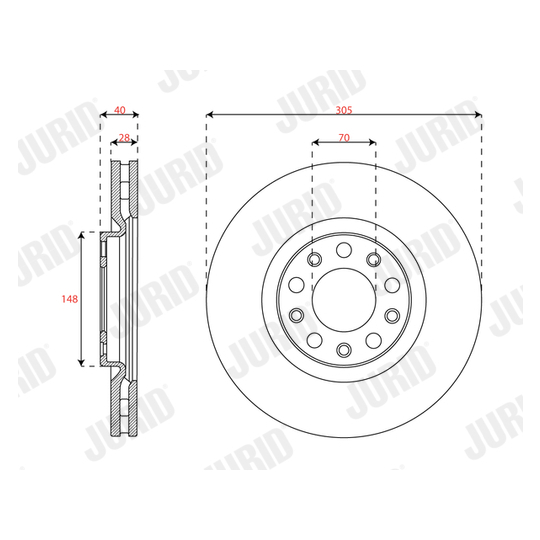 563625JC - Brake Disc 