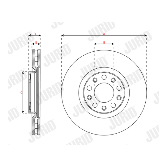 563625JC - Brake Disc 