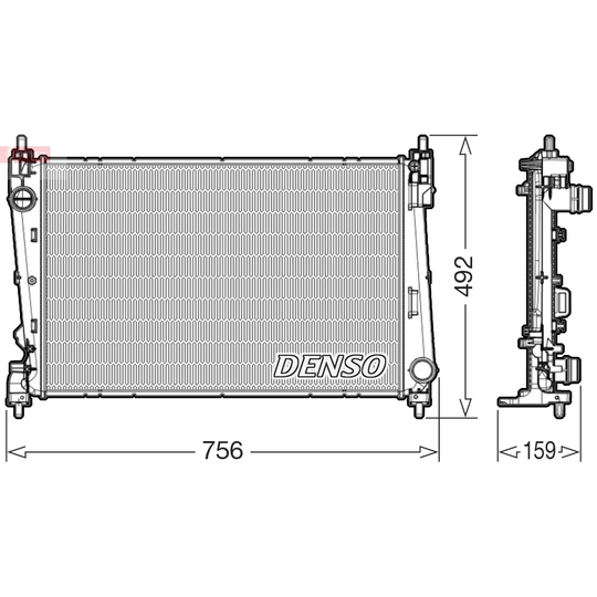 DRM09178 - Radiator, engine cooling 