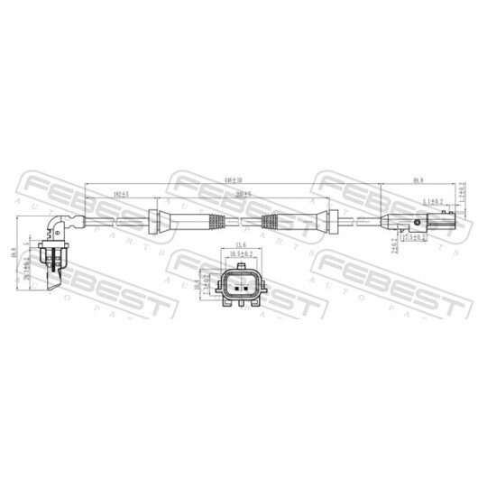 24606-007 - Sensor, wheel speed 