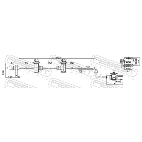 03606-007 - Sensor, wheel speed 