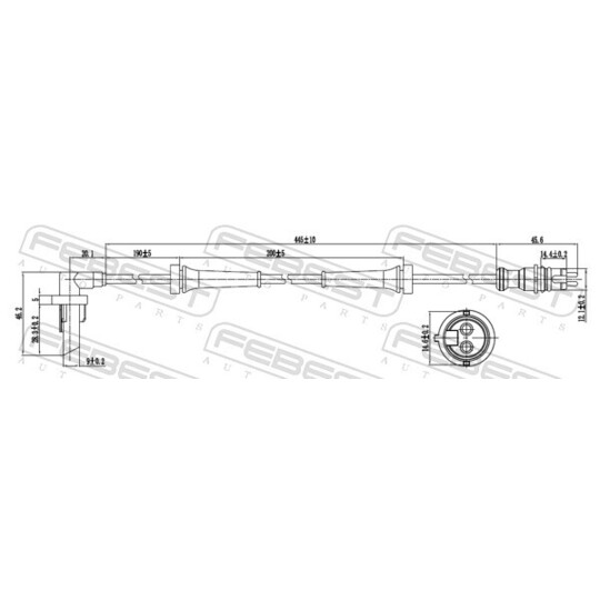 24606-012 - Sensor, wheel speed 