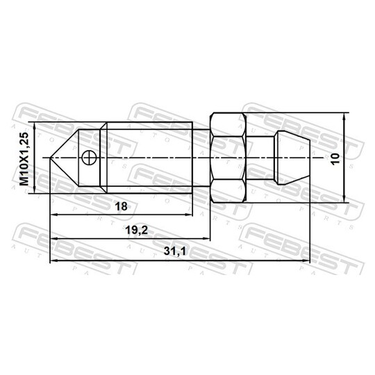 8870-011 - Bleeder Screw/Valve, brake caliper 