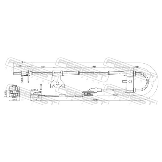 07606-004 - Sensor, wheel speed 