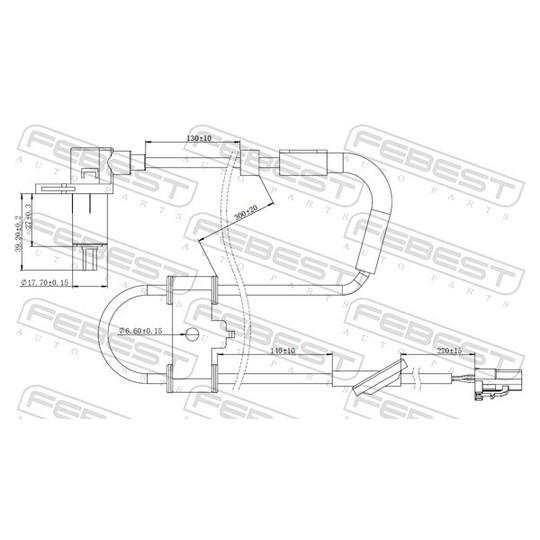 12606-008 - Sensor, wheel speed 