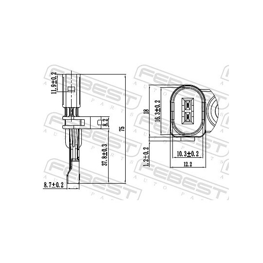 23606-016 - Sensor, wheel speed 