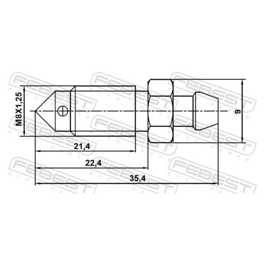 8870-007 - Õhutuskruvi/-klapp, pidurisadul 