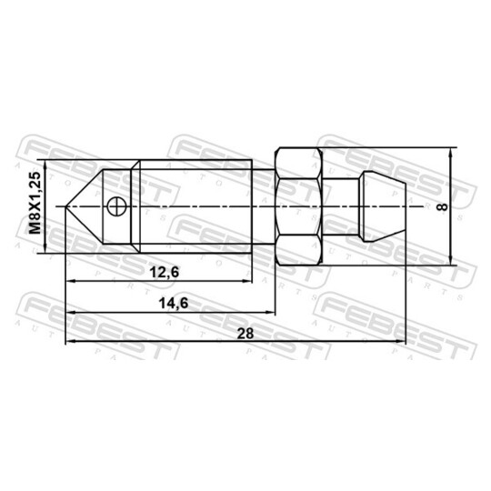 8870-006 - Õhutuskruvi/-klapp, pidurisadul 