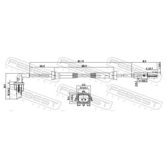 24606-008 - Sensor, wheel speed 