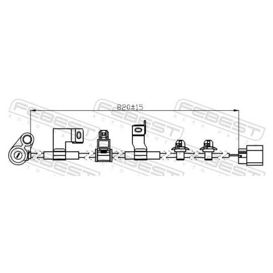 04606-020 - Sensor, wheel speed 