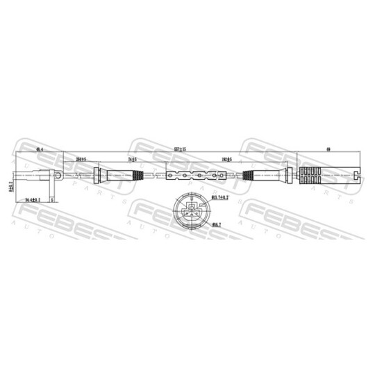 19606-003 - Sensor, wheel speed 