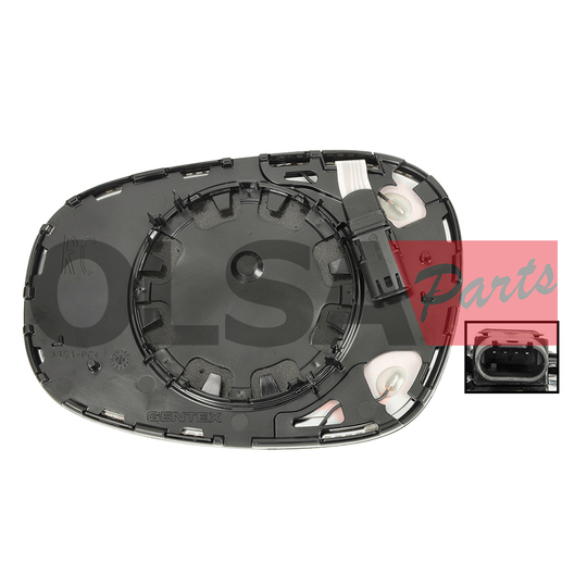 75411 - Mirror Glass, exterior mirror 