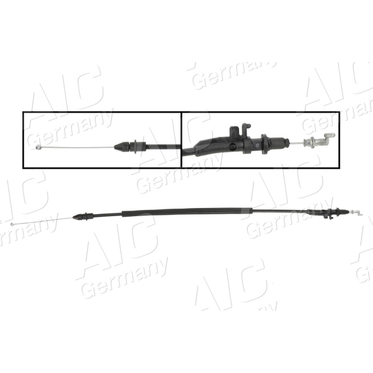 75692 - Cable Pull, door release 