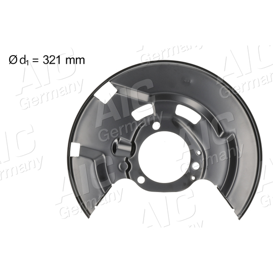 75597 - Splash Panel, brake disc 