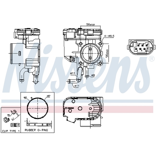 955250 - Throttle Body 