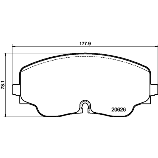 MDB4293 - Brake Pad Set, disc brake 