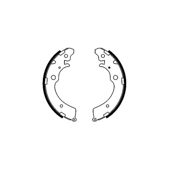 MFR376 - Brake Shoe Set 