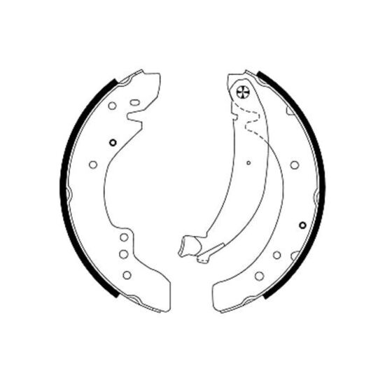 MFR402 - Brake Shoe Set 